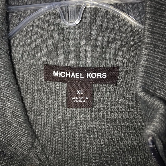 *Michael Kors Men's Wool Blend Cardigan Swe… - Picture 4 of 5